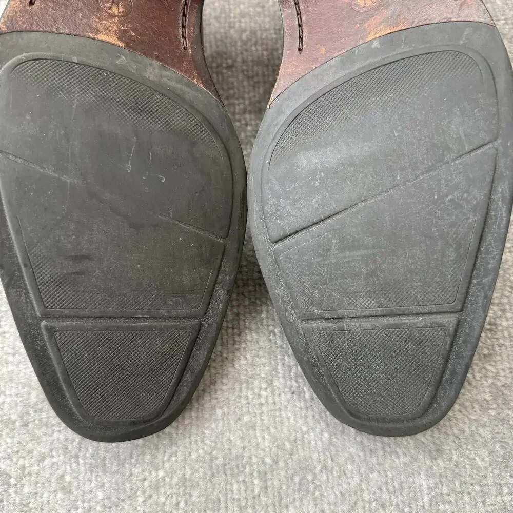 Cole Haan Shoes Mens Size 9.5 Brown Oxford Dress Air Apron Toe Leather